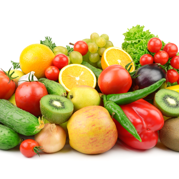 frutta e verdura per la dieta vegetariana